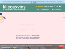 Tablet Screenshot of lilleauxvins.com